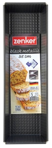 Tava pentru coacere Zenker, Kastenform, neagra, cu antiaderenta, 355x115x70 mm - Img 5