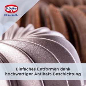 Tava pentru Gugelhupf Dr. Oetker Sun 24 x 8,5cm, 2100ml, Rose-Gold - Img 4