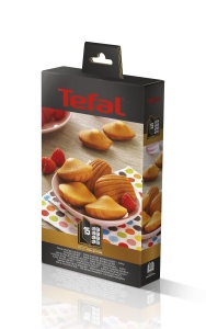 Tava pentru Mini Madeleine Tefal, Neagra, cu Antiaderenta