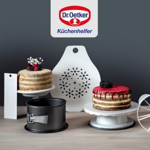 Tava rotativa Dr Oetker O 275 cm pentru decorarea torturilor albgri - Img 7
