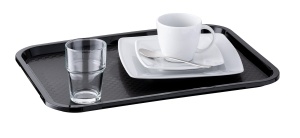 Tava servire APS Fast Food 41x305 cm Negru Bruchsicher si Spalare Automata - Img 2