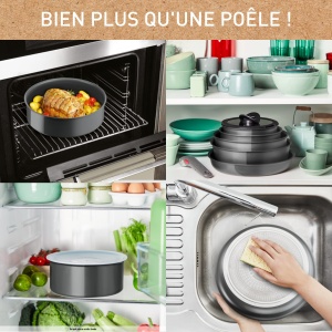 Tefal Ingenio Renew L2603502 Tigaie 24 cm Antiaderenta Aluminiu Reciclat Compatibila Inductie - Img 3
