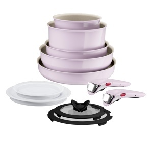 Tefal Ingenio Serenity L830SB04 Set Vase Gatit 11 Piese Antiaderent Inductie Roz - Img 2