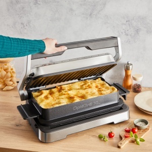Tefal OptiGrill XL Accesorii Tava de copt, compatibila cu OptiGrill 2-in-1 XL, OptiGrill cu functie de cuptor expand, aluminiu turnat sub presiune cu acoperire antiaderenta, negru, XA735810 - Img 3