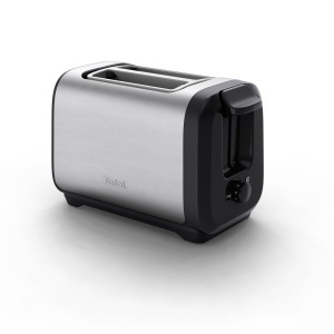 Tefal Subito TT5S1DE0 Toaster Dublu Fante Inox Negru Functie Economisire Energie