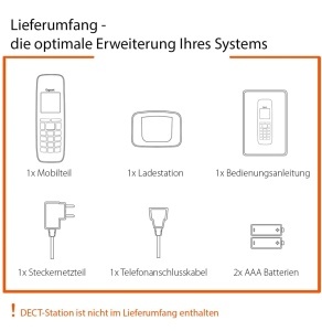 Telefon fara fir Gigaset E720HX, negru, cu display mare si functie SOS - Img 6