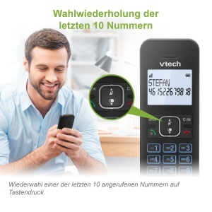 Telefon fara fir VTech LS1000 DECT ecran iluminat functie handsfree ECO Mode - Img 3