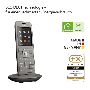 Telefon fix fara fir Gigaset CL660 display color TFT design modern culoare anthracit-metallic - Img 5