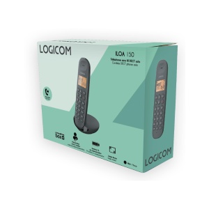 Telefon fix fara fir Logicom ILOA 150, 4 linii, autonomie 7h, negru - Img 7