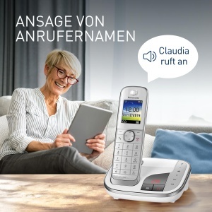 Telefon Panasonic KX-TGJ320GW Negru cu Anrufbeantworter si Display Color - Img 8