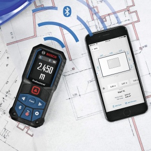 Telemetru laser Bosch Professional GLM 50-27 C, raza 50 m, IP65, Bluetooth - Img 5
