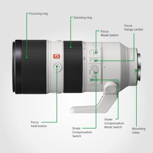 Teleobiectiv Sony SEL70200GM 70-200mm f2.8 GM OSS, compatibil cu A7, ZV-E10 - Img 6