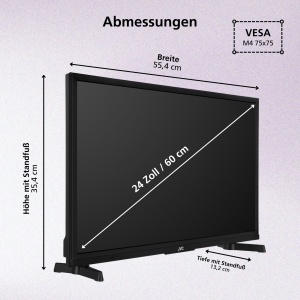 Televizor JVC LT-24VAHM355 24 inch HD Ready cu Android TV si Dolby Audio - Img 3