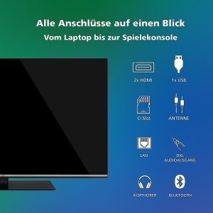 Televizor JVC LT-40VQF555D QLED 40 inch Full HD, Smart TV - Img 4