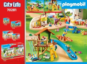 Teren de Joaca PLAYMOBIL City Life 70281 cu 83 Piese pentru Copii de la 4 Ani - Img 3