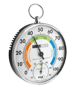 Termohigrometru analog TFA Dostmann 45.2027, control temperatura si umiditate, montare pe perete