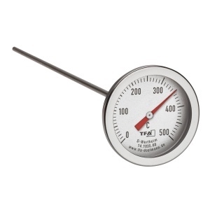 Termometru de cuptor TFA Dostmann 14.1035.60, din otel inoxidabil, cu senzor de 30 cm