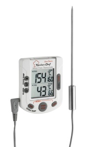 Termometru digital pentru carne si cuptor TFA Dostmann 14.1503, alb, cu timer si alarma