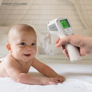 Termometru digital ProfiCare PC-FT 3094, contactless, alb, cu alarma febra - Img 8