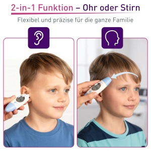 Termometru digital scala SC 53 pentru masurarea temperaturii la ureche si frunte, 3 secunde - Img 3