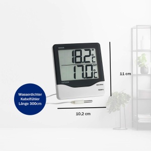 Termometru digital TFA Dostmann 30.1011 pentru interior si exterior - Img 6