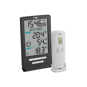Termometru digital TFA Dostmann XENA HOME, interiorexterior, 100m, cu umiditate