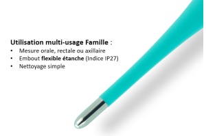Termometru Digital THOMSON D3 pentru Fiecare Membru al Familiei, Masurare Rapida in 10 Secunde - Img 4