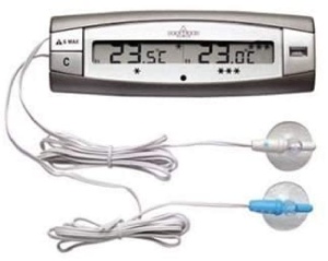 Termometru electric pentru frigider Lacor, -40C la 70C, cu alarma si suport magnetic