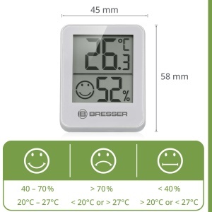 Termometru Hygrometru Bresser 6 Set Digital, Control Umiditate, Montaj Versatil - Img 5