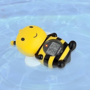 Termometru pentru baie Miniland Wasserthermometer, cu functie de timer, design alb - Img 2