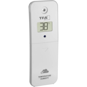 Termometru si Higrometru TFA Dostmann 30.3800.02, Alb, pentru Statia Meteo
