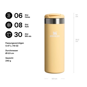 Termos cafea Stanley Aerolight Transit 0.47L - Usor, Spalabil, Fara Scurgeri - Img 2