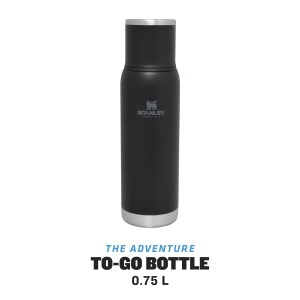 Termos din otel Stanley Adventure To-Go 0.75L - Negru, Izolatie Vakuum - Img 3