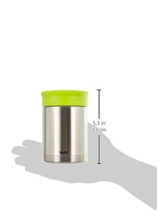 Termos solid IBILI Mini 450 ml inox argintiuverde - Img 2