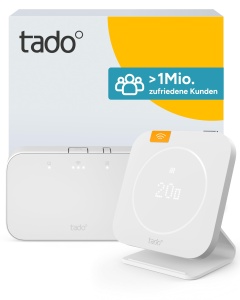 Termostat inteligent tado X (2. Gen.) - Kit de start cu suport, wireless