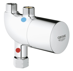Termostat pentru chiuveta GROHE Grohtherm Micro, protectie impotriva arsurilor, crom