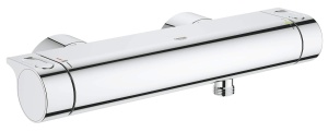 Termostat pentru dus GROHE Grohtherm 2000, crom, cu protectie impotriva arsurilor, economisire apa