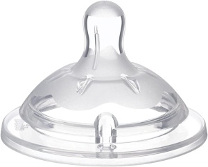 Tetina Chicco NaturalFeeling Silicon 0M Anti-Colici Forma Brustei - Img 3