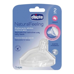 Tetina din silicon Chicco Step UP Nou 2m Debit mediu de aspiratie 1 bucata
