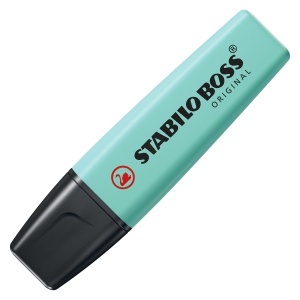 Textmarker STABILO BOSS ORIGINAL Pastel, 14 culori, tehnologie anti-uscare - Img 3