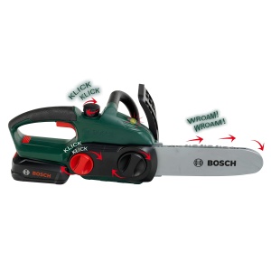 Theo Klein 8399 Bosch Drujba | Replica fidela originalului, potrivita pentru copii | Ferastrau alimentat cu baterii cu efecte luminoase si sonore | Jucarii pentru copii de la 3 ani - Img 5
