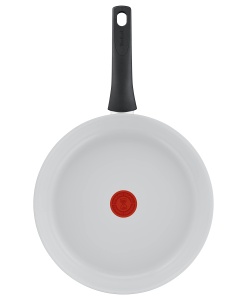 Tigaie ceramica Tefal Ceramic Control 28 cm, inductie, alba, cu indicator temperatura - Img 2