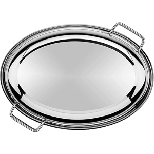 Tigaie cu capac WMF potrivita pentru cuptor, 8,5 l, tigaie cu inductie, otel inoxidabil Cromargan, capac cu inductie, termometru pentru prajire, 41x28,5x18cm - Img 13