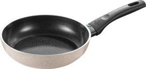 Tigaie cu fund inductie BALLARINI Ledro 20 cm, ceramica antiaderenta, bej