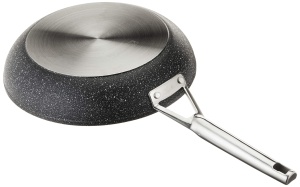 Tigaie din aluminiu Monix M741228, 28 cm, neagra, antiaderenta - Img 4