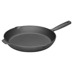 Tigaie din fonta Fiskars Folken 28 cm neagra pentru toate tipurile de plite si gratare