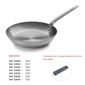 Tigaie din fonta Lacor, 24 cm, rezistenta la zgarieturi, usor de curatat - Img 3