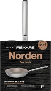 Tigaie din otel inoxidabil Fiskars Norden, 26 cm, antiaderenta, pentru toate tipurile de aragaz - Img 7