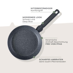 Tigaie Fackelmann Balance 24cm Aluminiu Reutilizat Antiaderenta Ceramica Inductie - Img 2