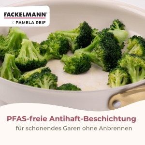 Tigaie Fackelmann Pamela Reif O 20 cm Aluminiu Recycled Coating Ceramica PFAS-Free - Img 7